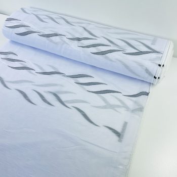 Azra, fehér alapon fekete és fehér, 280 cm