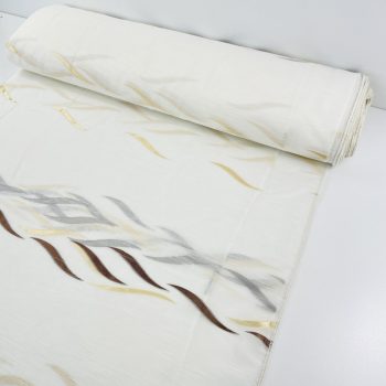 Azra, krém alapon barna és arany, 280 cm