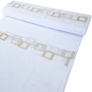 Beata, fehér alapon arany, 280 cm